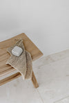 The Dharma Door Home, Table and Gifts Hemp Wash Cloth Set - Natural Hemp Wash Cloth - 2 Pk