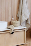 The Dharma Door Home, Table and Gifts Hemp Wash Cloth Set - Natural Hemp Wash Cloth - 2 Pk