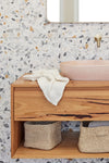The Dharma Door Towel Saba Hand Towel - Alabaster Linen