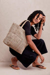 The Dharma Door Bags and Totes Tantu Jute Shopper - Natural