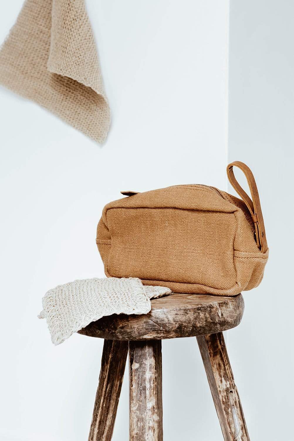 The Dharma Door Bags and Totes Toiletry Bag - Camel