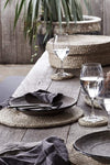 The Dharma Door Home, Table and Gifts Round Jute Placemat Set Round Natural Jute Placemats x 8(in lidded basket)