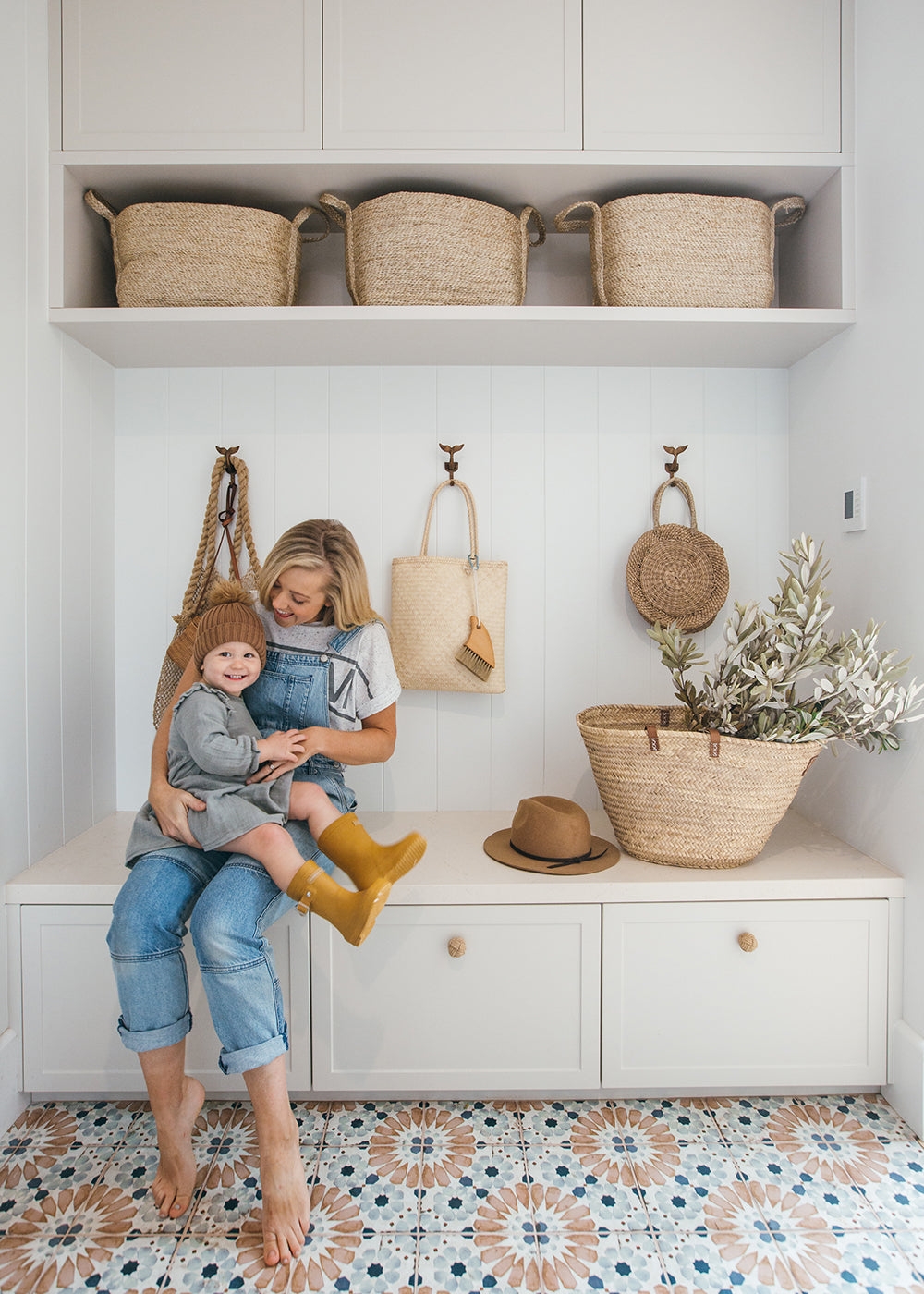 Baskets on sale for mudroom