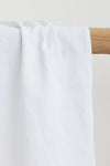 The Dharma Door Organic Cotton Tea Towels Handwoven Tea Towel - White