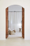 The Dharma Door Baskets and Storage handmade fairtrade handwoven jute Large Jute Basket - Natural in bedroom interior