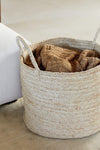 The Dharma Door Baskets and Storage Large Round Jute Basket - Natural Large Round Jute Basket - Natural