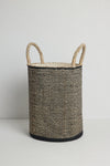The Dharma Door Baskets and Storage Soha Laundry Basket- Charcoal