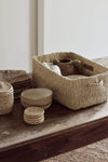 The Dharma Door Baskets and Storage Sona Rectangle Basket - Large handwoven jute fairtrade