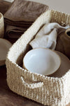 The Dharma Door Baskets and Storage Sona Rectangle Basket - Large handwoven jute fairtrade tableware