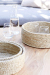 The Dharma Door Baskets and Storage Trio of Round Baskets - Natural Trio of Round Baskets - Natural