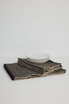 The Dharma Door Home, Table and Gifts Malu Placemat Set x 6 - Charcoal Malu Placemat Set x 6 - Charcoal