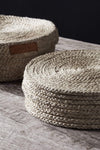 The Dharma Door Home, Table and Gifts Round Jute Placemat Set Round Natural Jute Placemats x 8(in lidded basket)