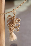 The Dharma Door Home, Table and Gifts Woven Flower Garland with Tassels x 2 Woven Flower Garland with Tassels x 2